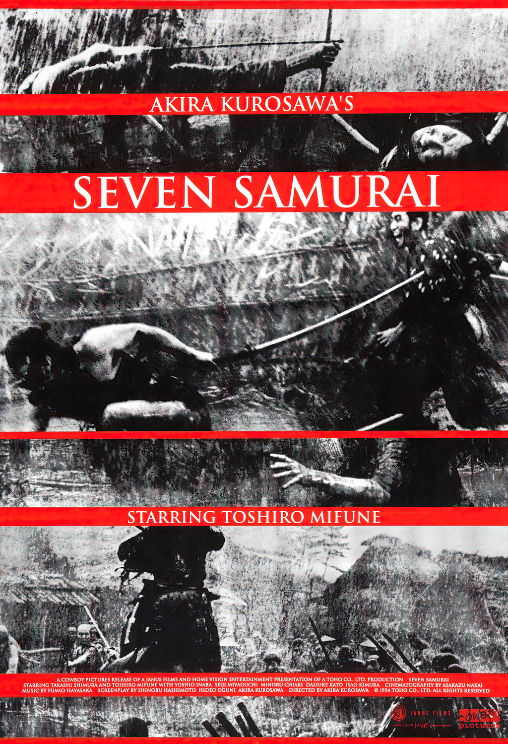 Seven Samurai (1954) A - POSTER
