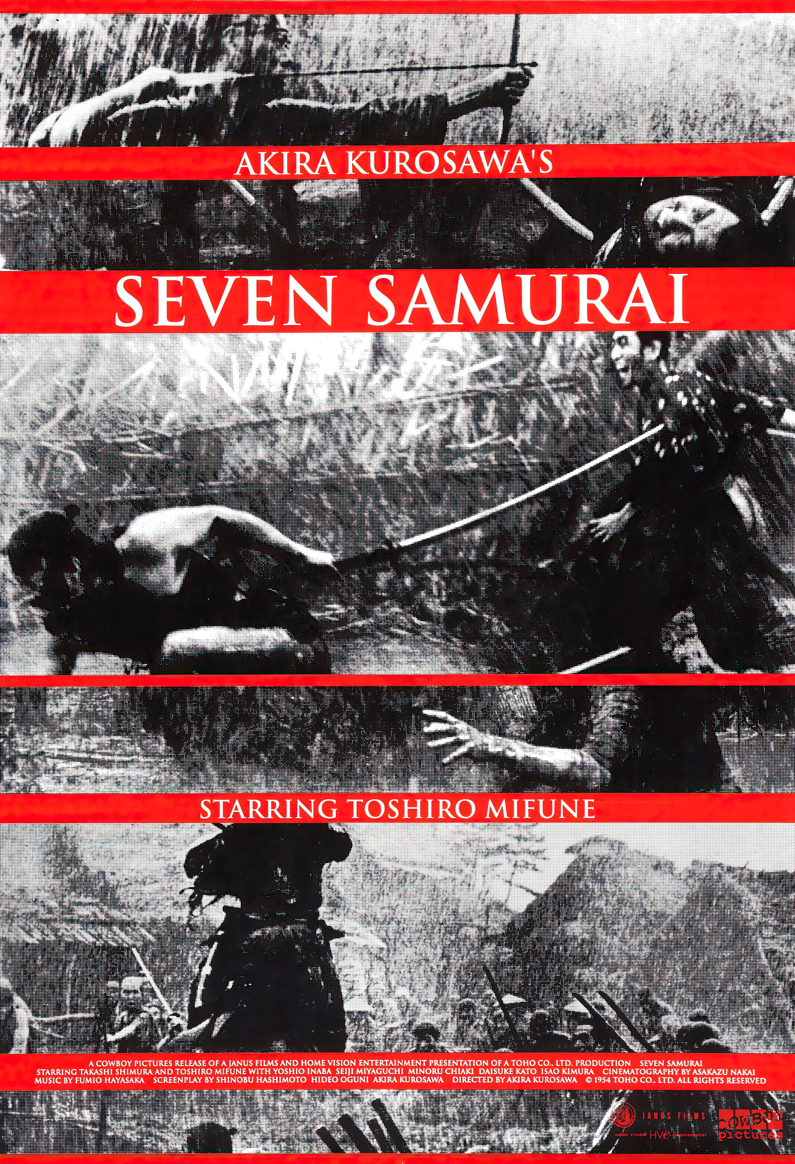 Seven Samurai (1954) A - POSTER