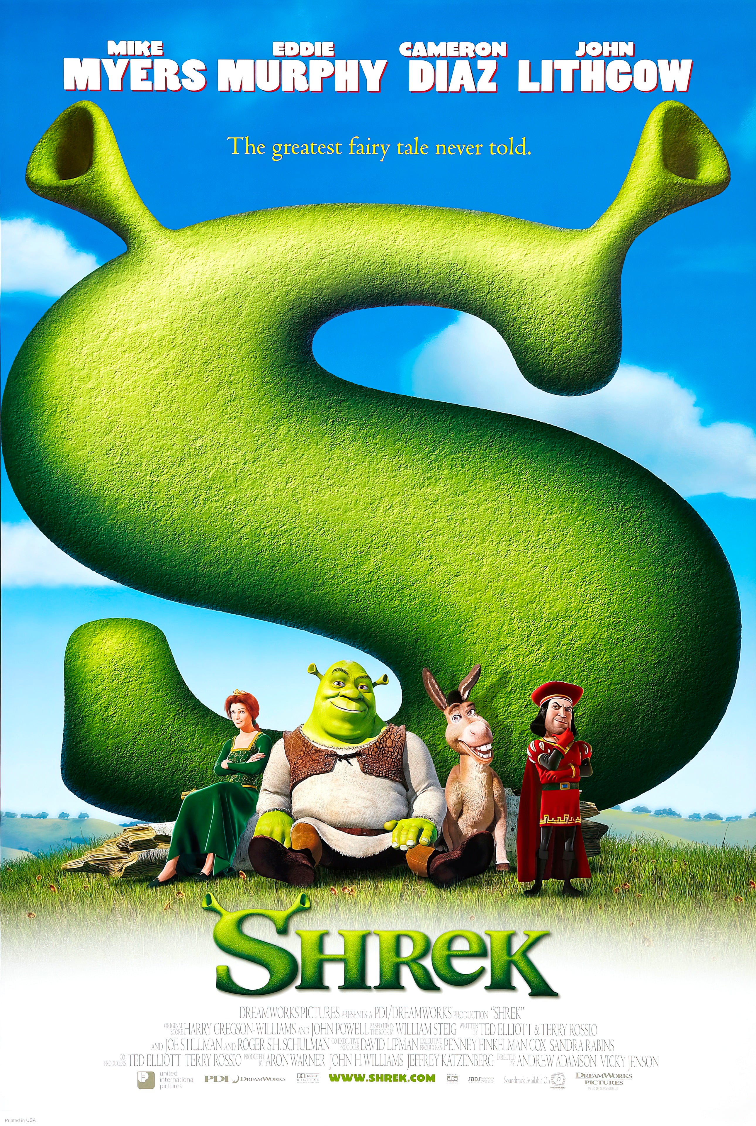Shrek 1 (2001) - POSTER