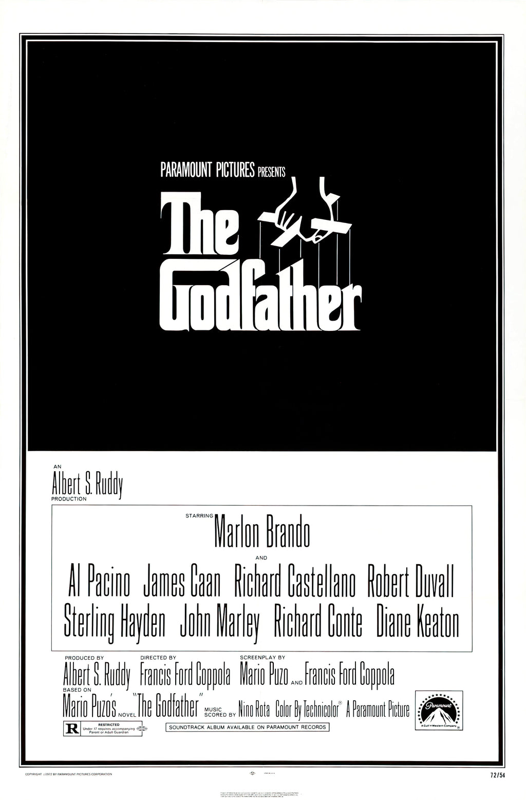 The Godfather (1972) A - POSTER