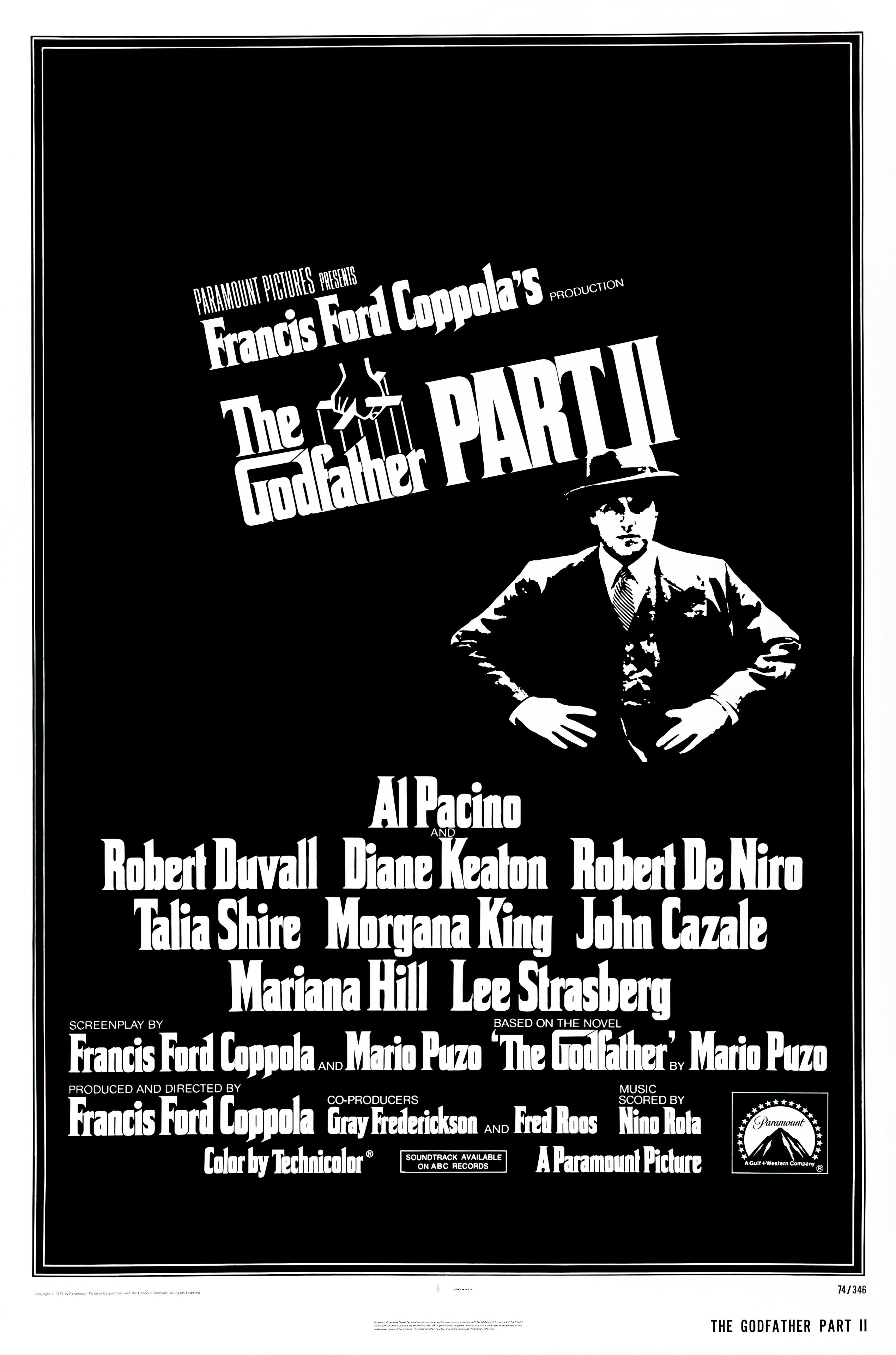 The Godfather 2 (1974) B - POSTER