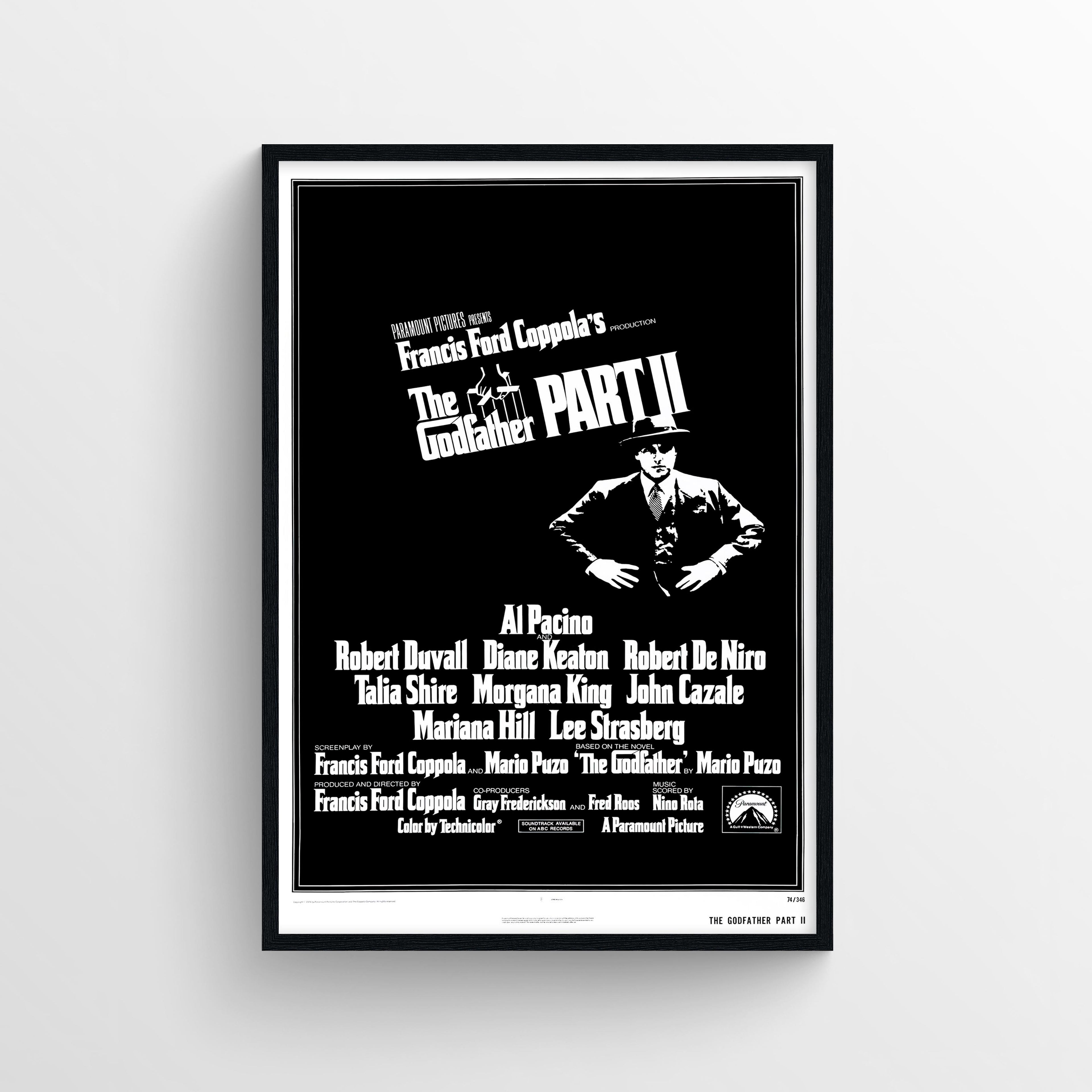 The Godfather 2 (1974) B - POSTER