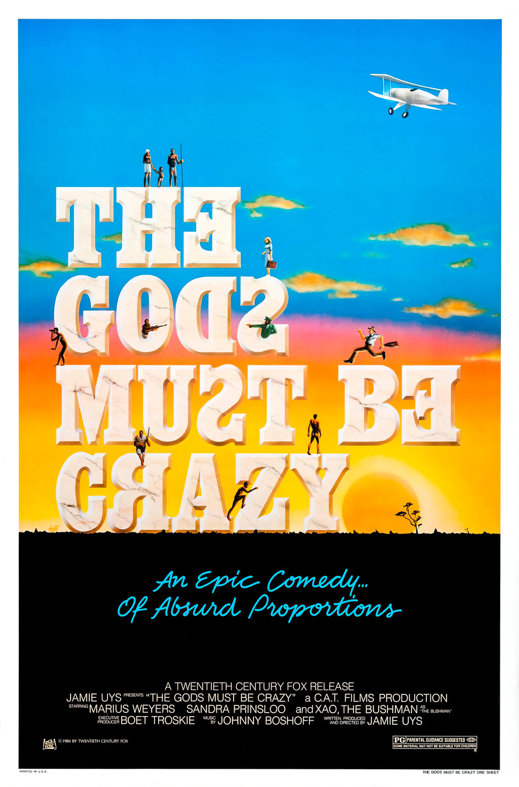 The Gods Must Be Crazy (1991) - POSTER