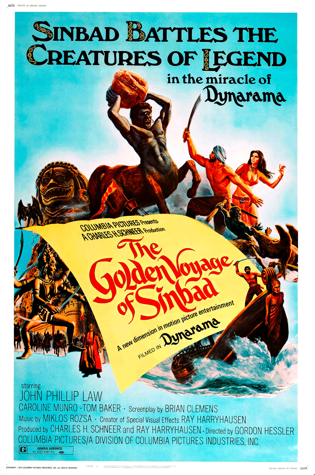 The Golden Voyage of Sinbad (1973) - POSTER