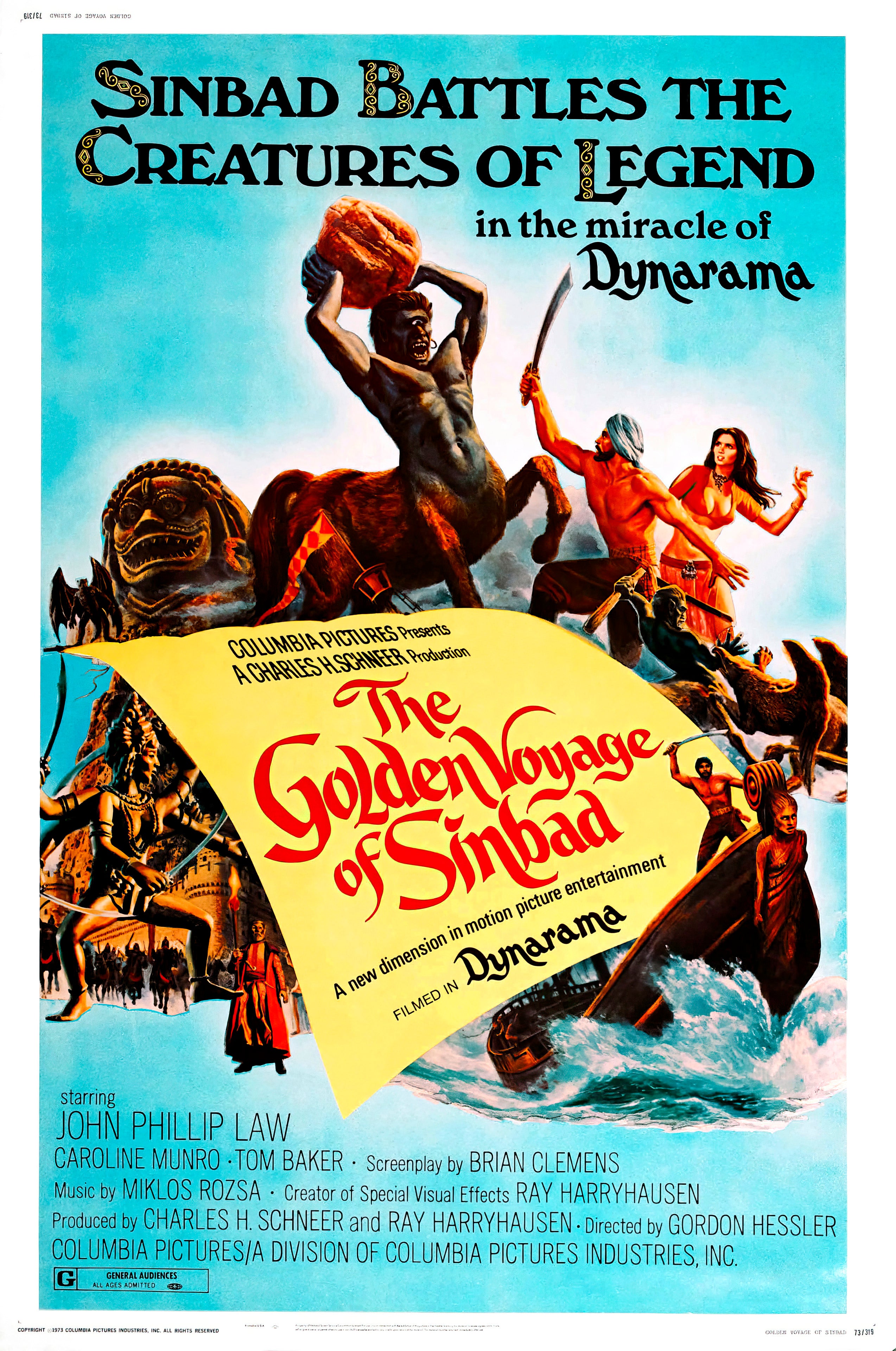 The Golden Voyage of Sinbad (1973) - POSTER