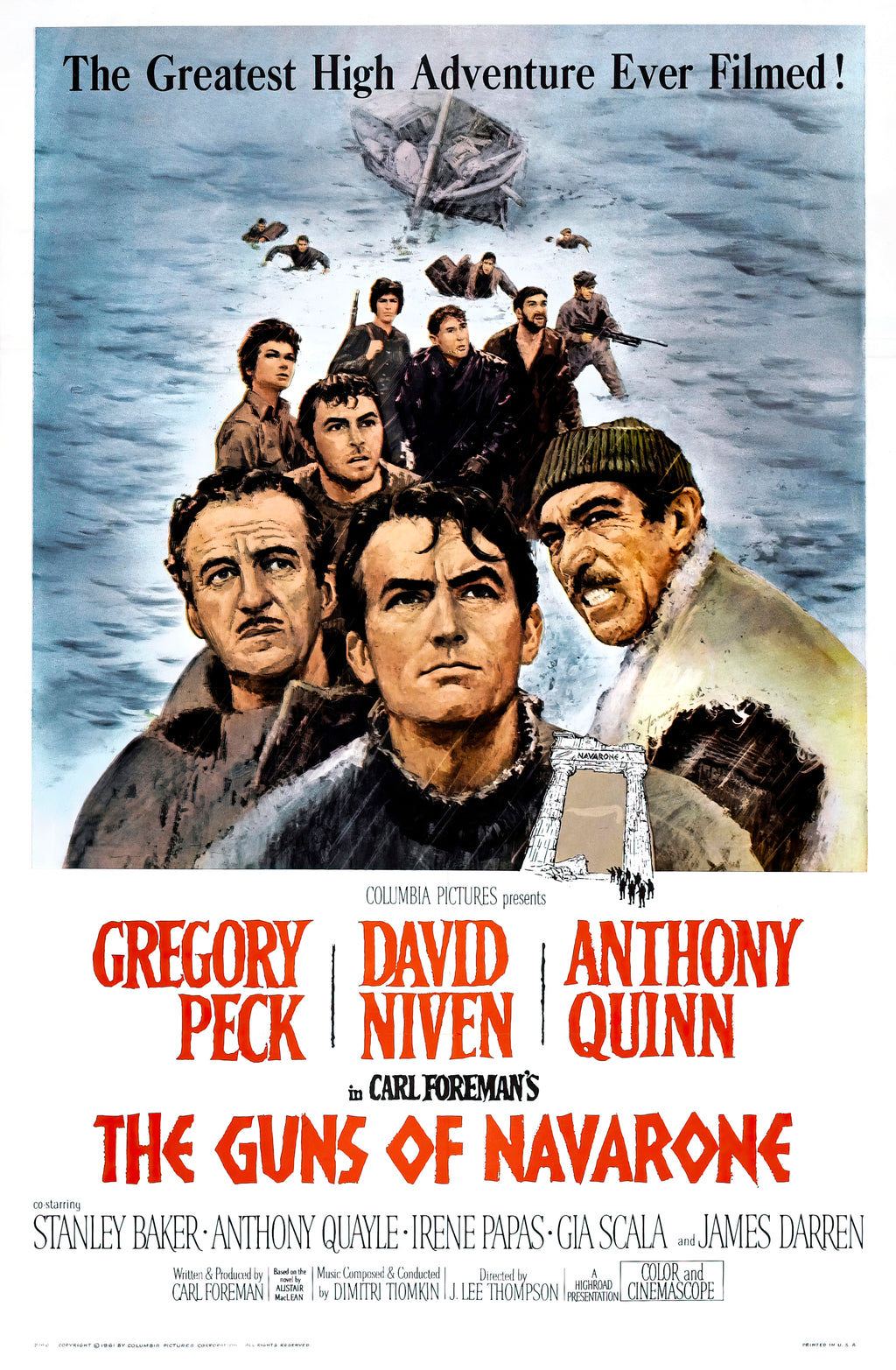 The Guns of Navarone (1961) - POSTER