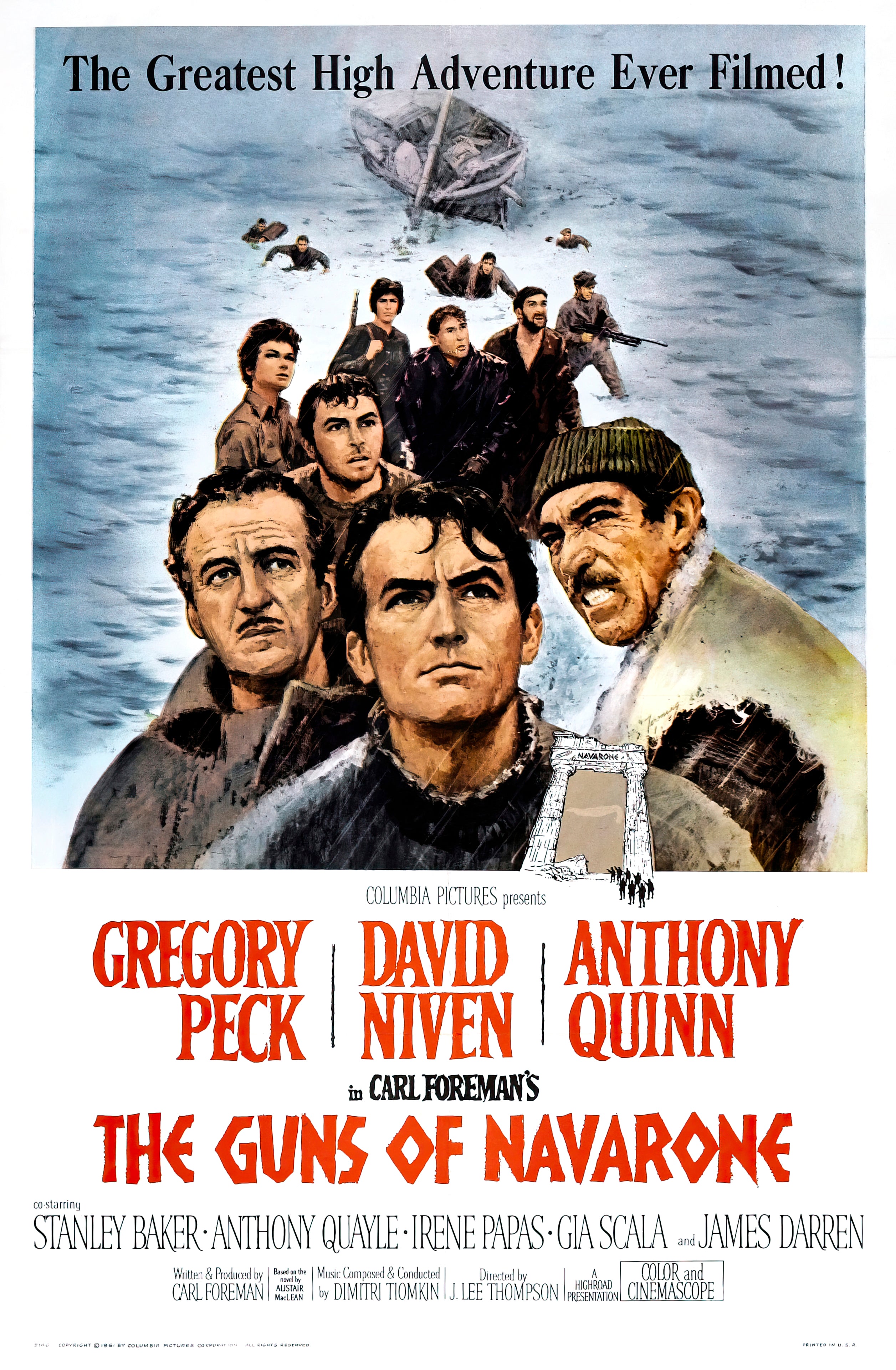 The Guns of Navarone (1961) - POSTER