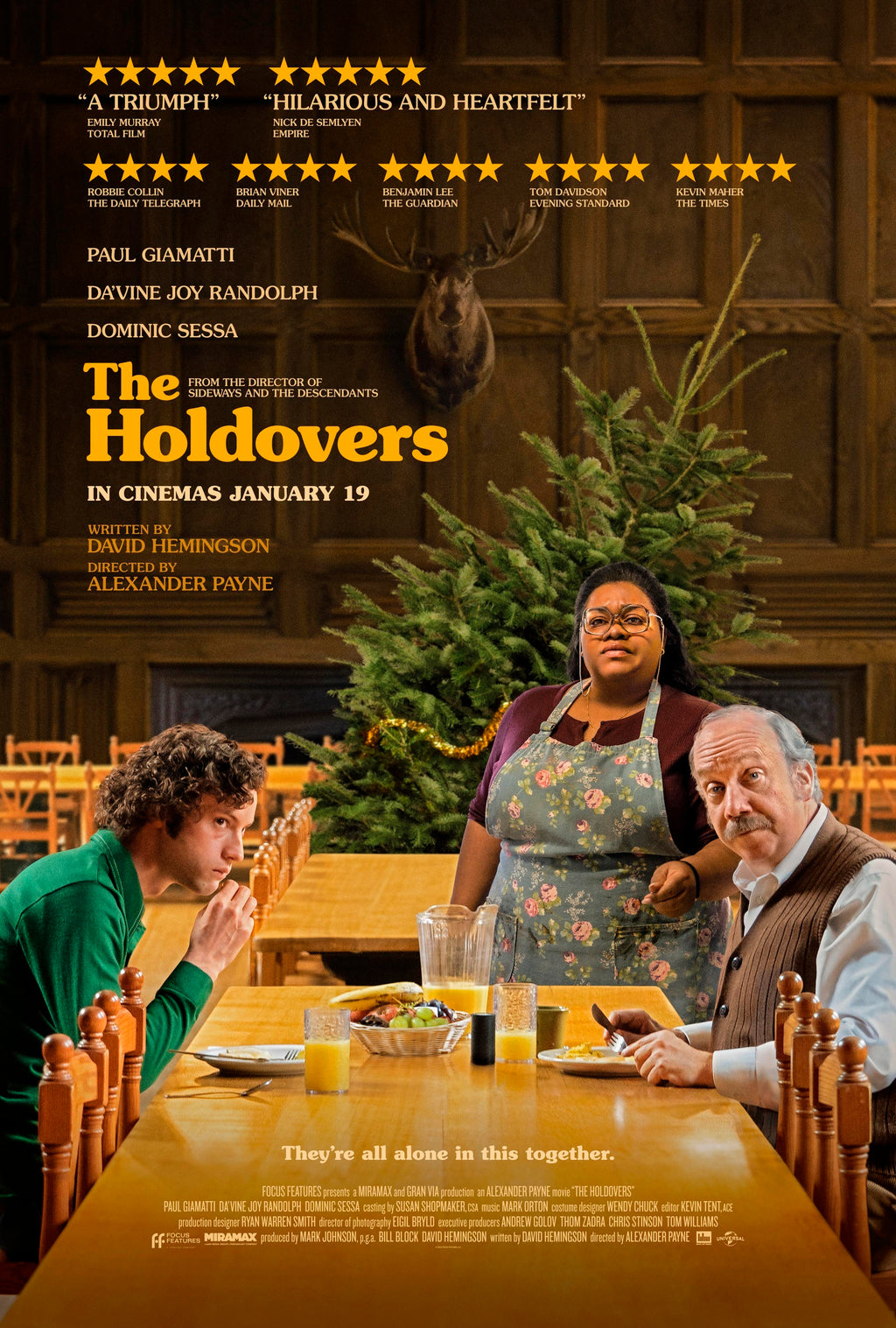 The Holdovers (2023) B - POSTER