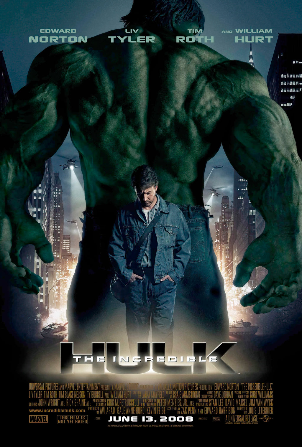 The Incredible Hulk (2008) - POSTER
