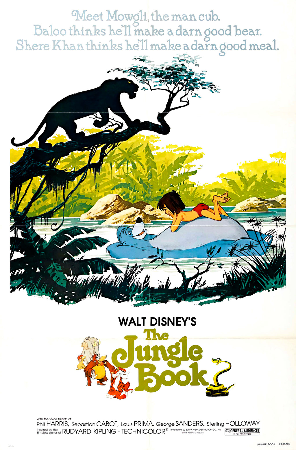 The Jungle Book (1967) A - POSTER
