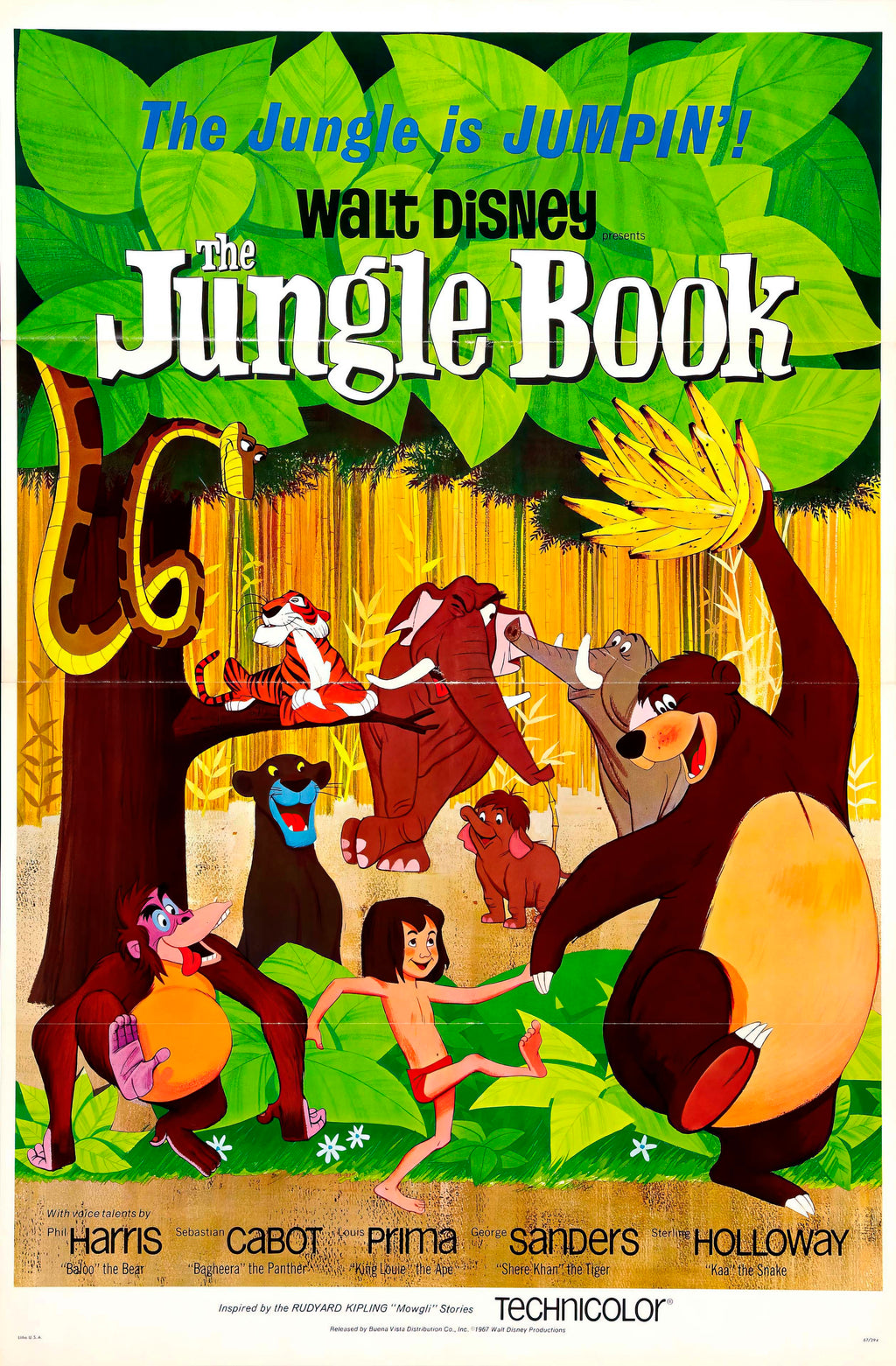 The Jungle Book (1967) B - POSTER