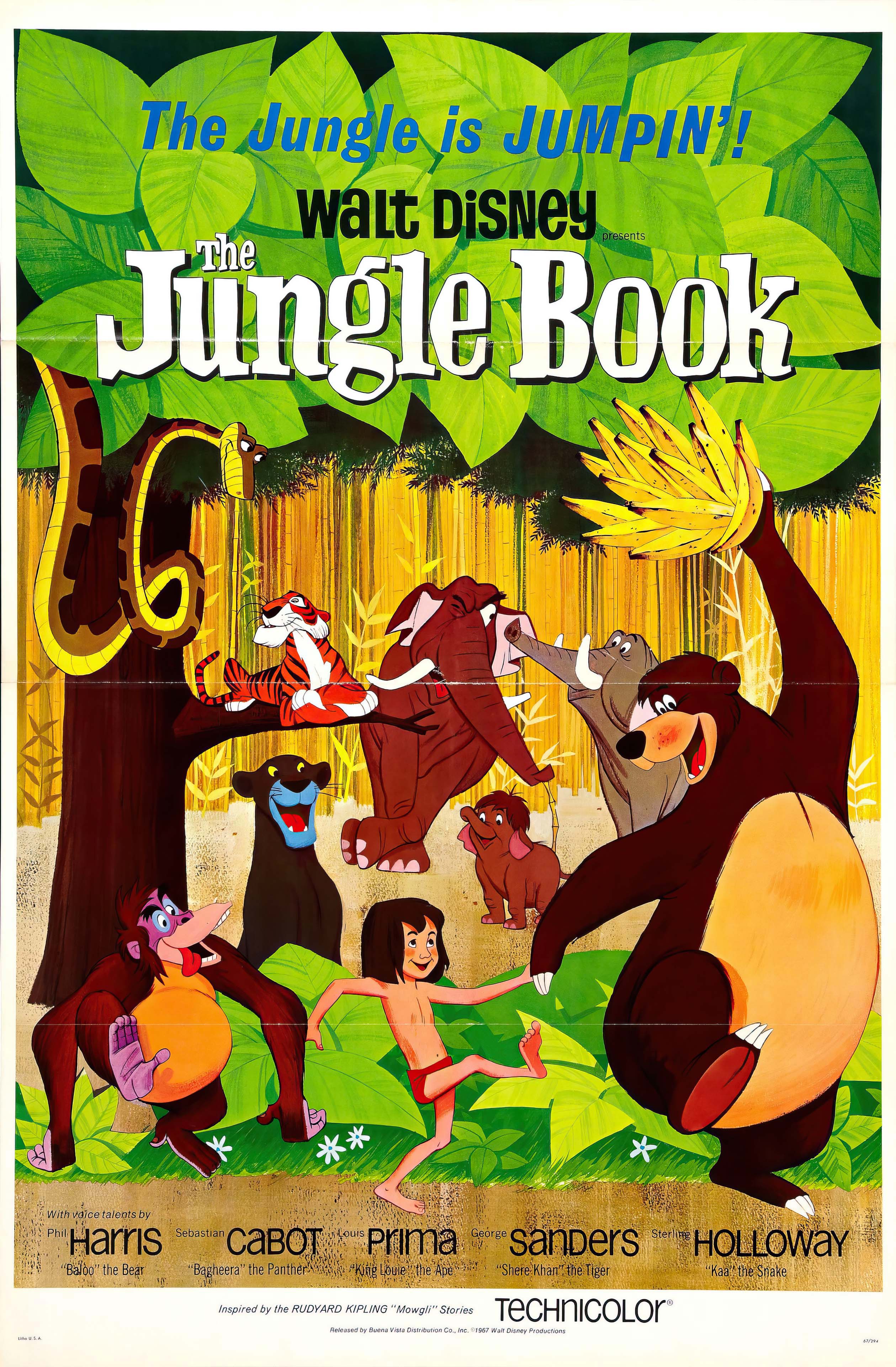 The Jungle Book (1967) B - POSTER
