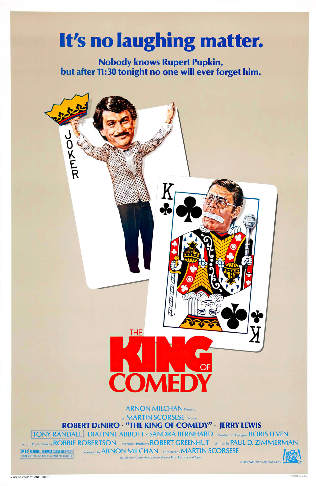 The King of Comedy (1982) - POSTER