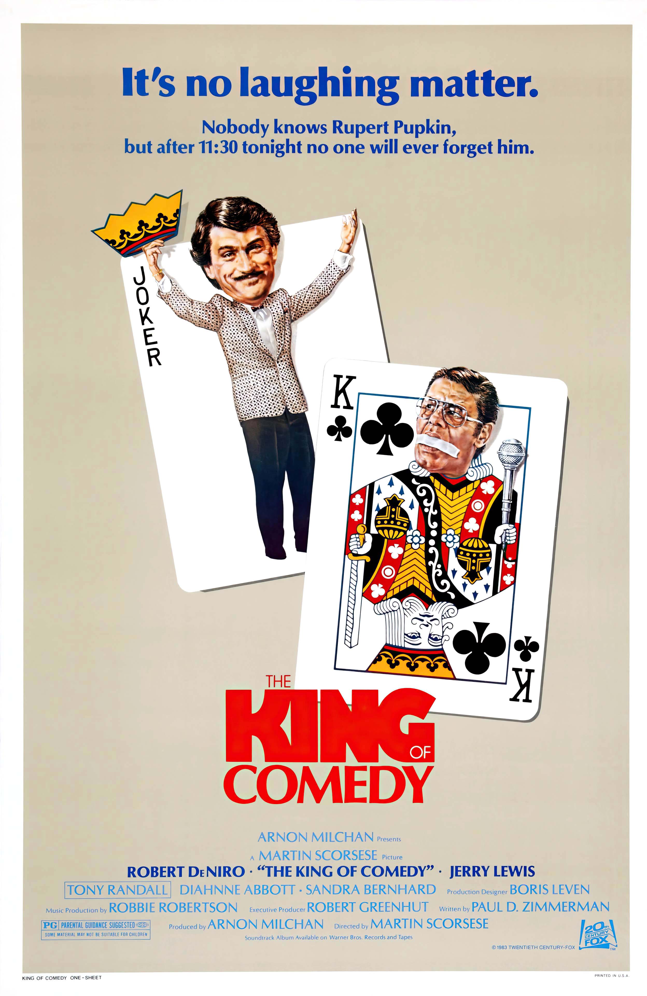 The King of Comedy (1982) - POSTER