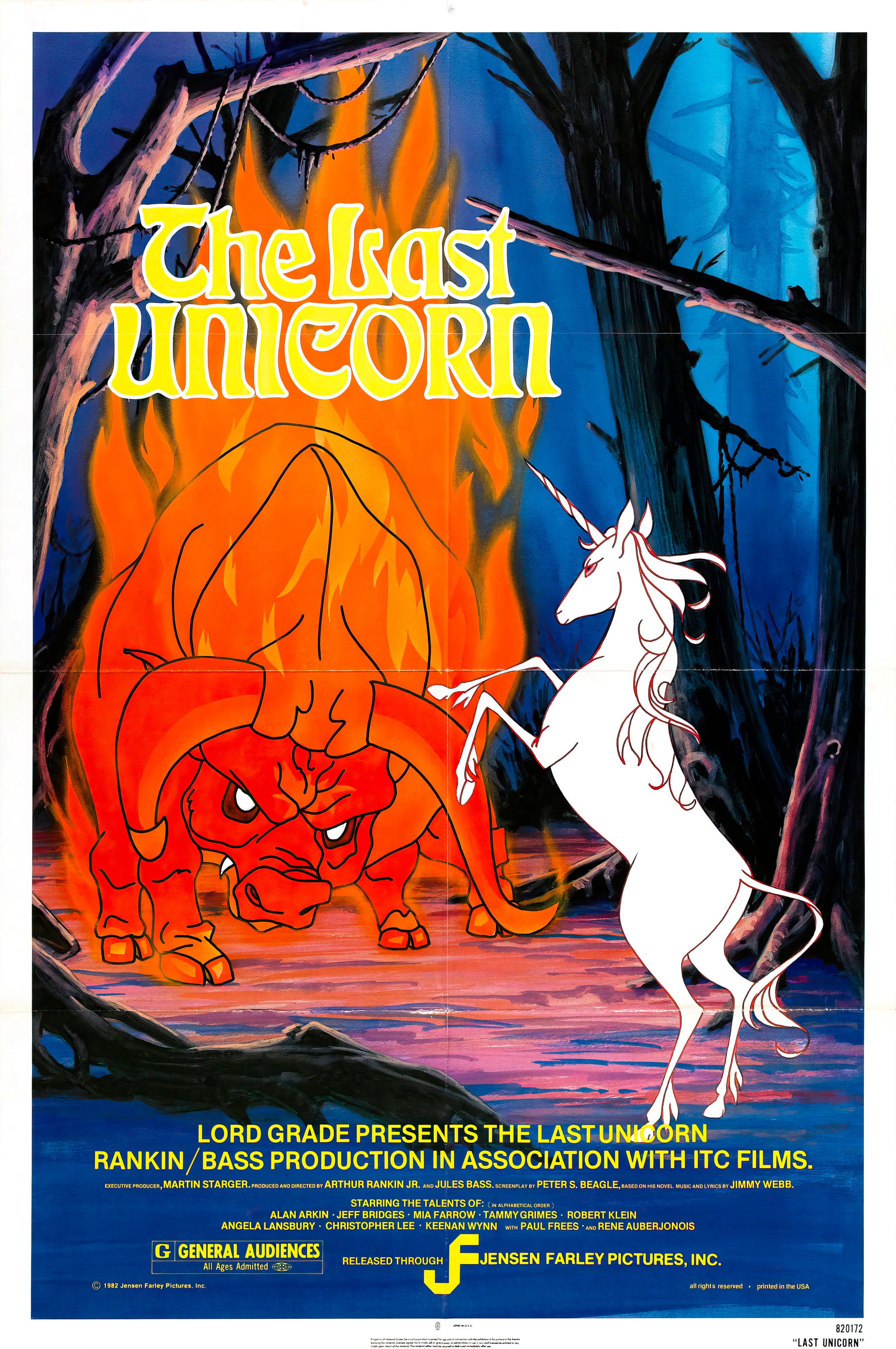The Last Unicorn (1982) - POSTER