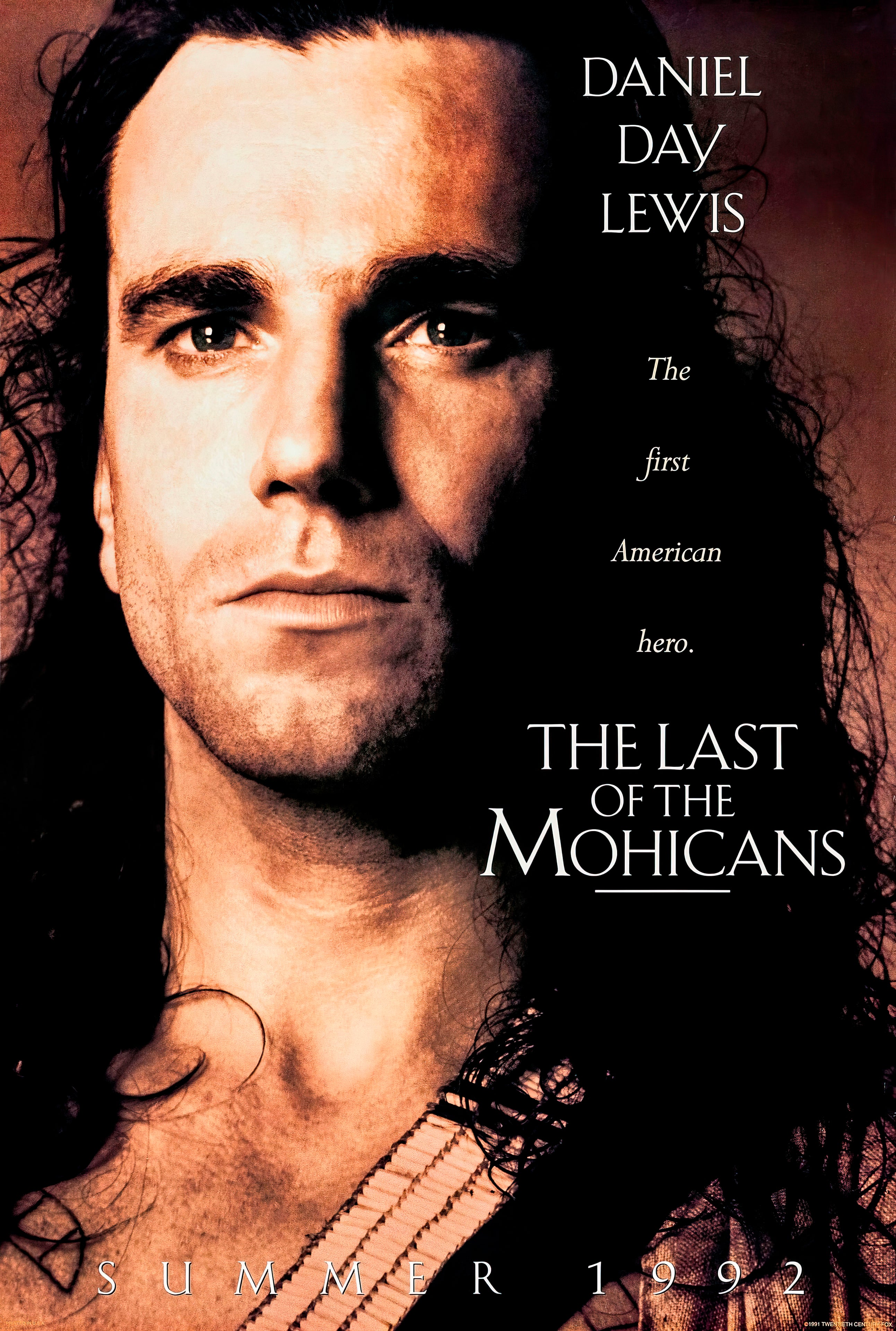 The Last of the Mohicans (1992) - POSTER