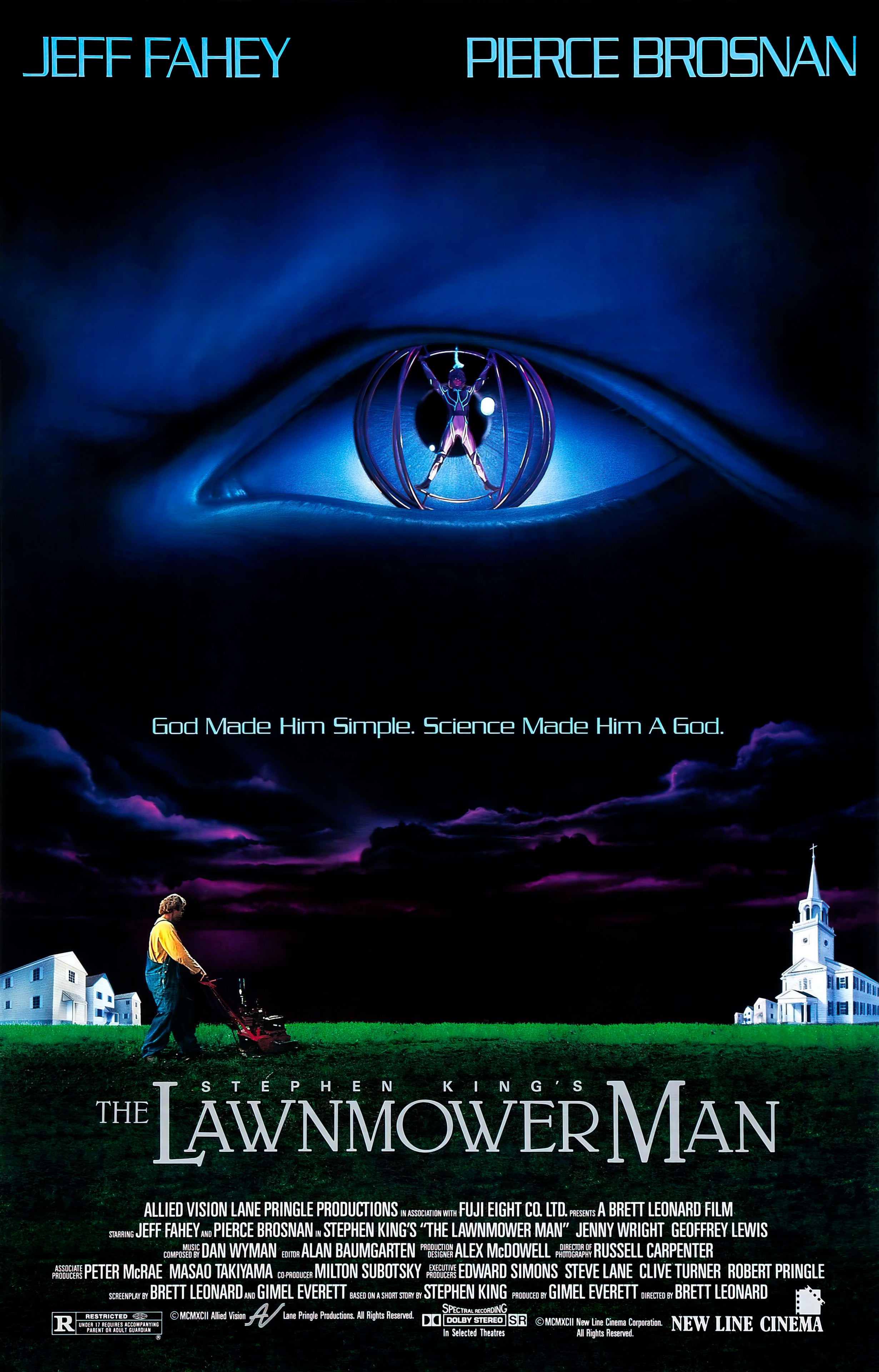 The Lawnmower Man (1992) - POSTER
