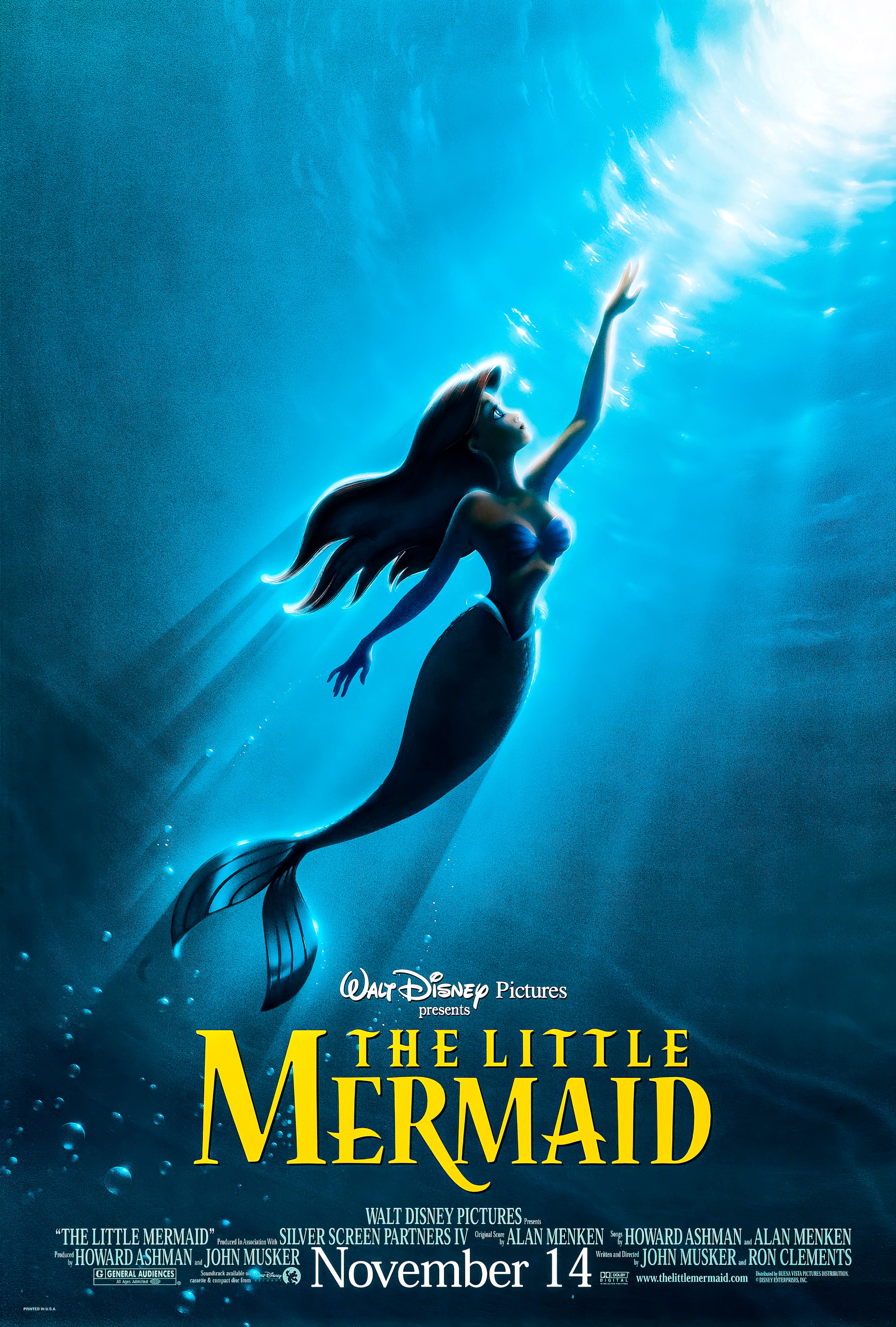 The Little Mermaid (1989) B - POSTER