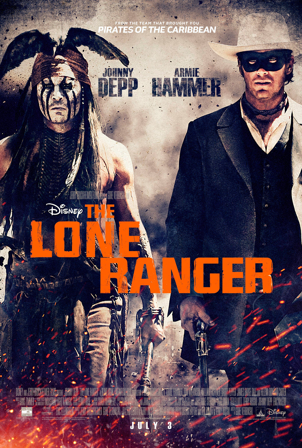 The Lone Ranger (2013) B - POSTER