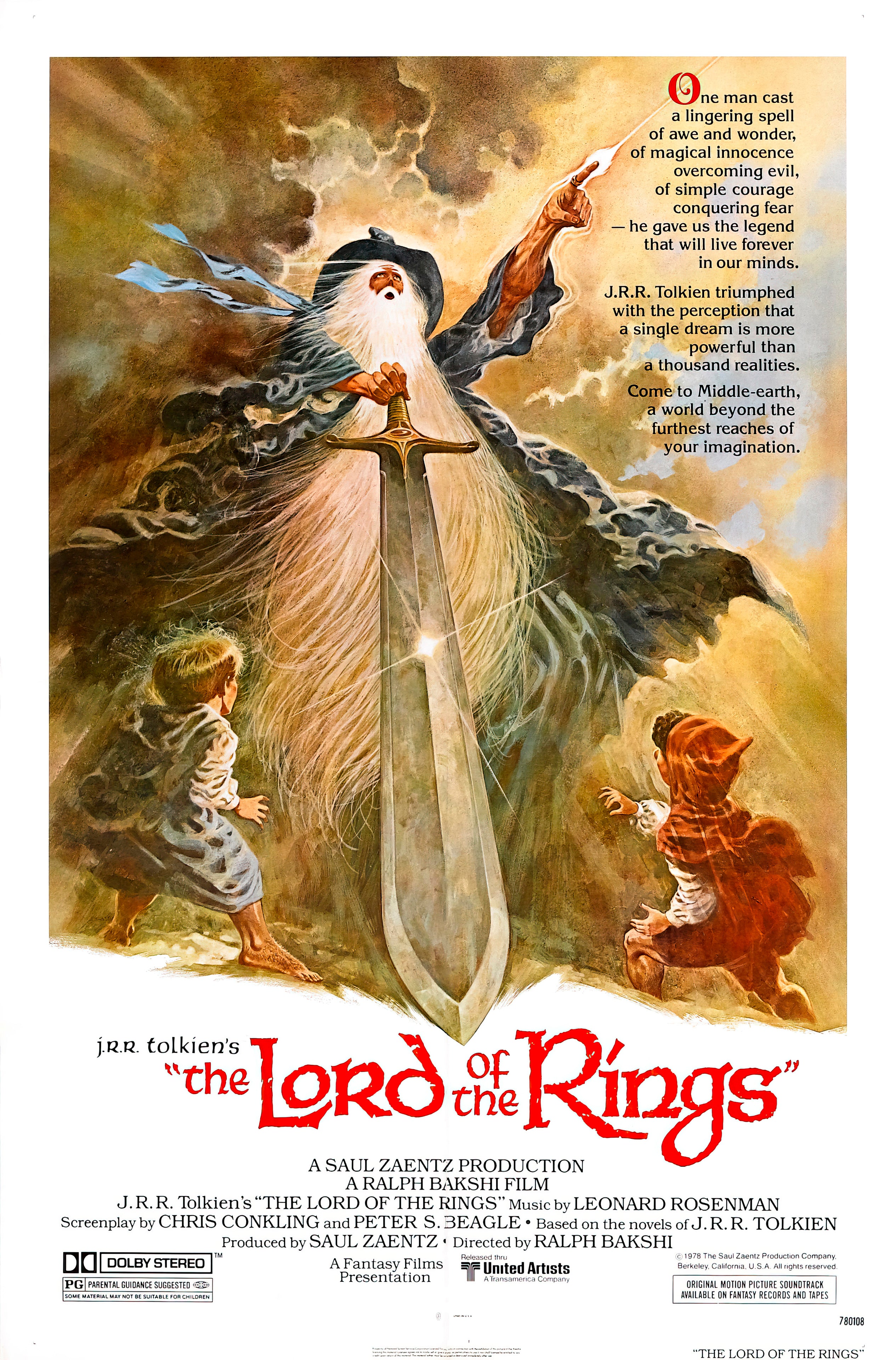 The Lord of the Rings (1978) - POSTER