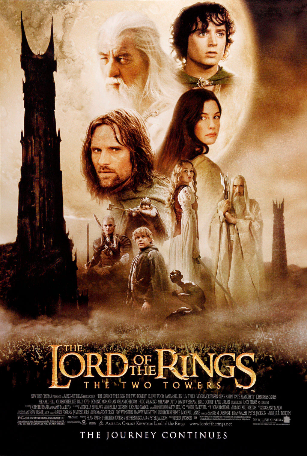 The Lord of the Rings - The Two Towers (2002) A - POSTER