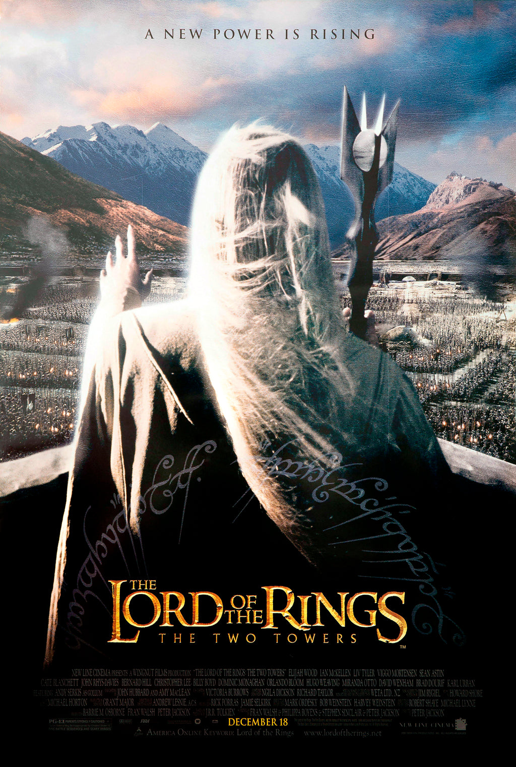 The Lord of the Rings - The Two Towers (2002) D - POSTER