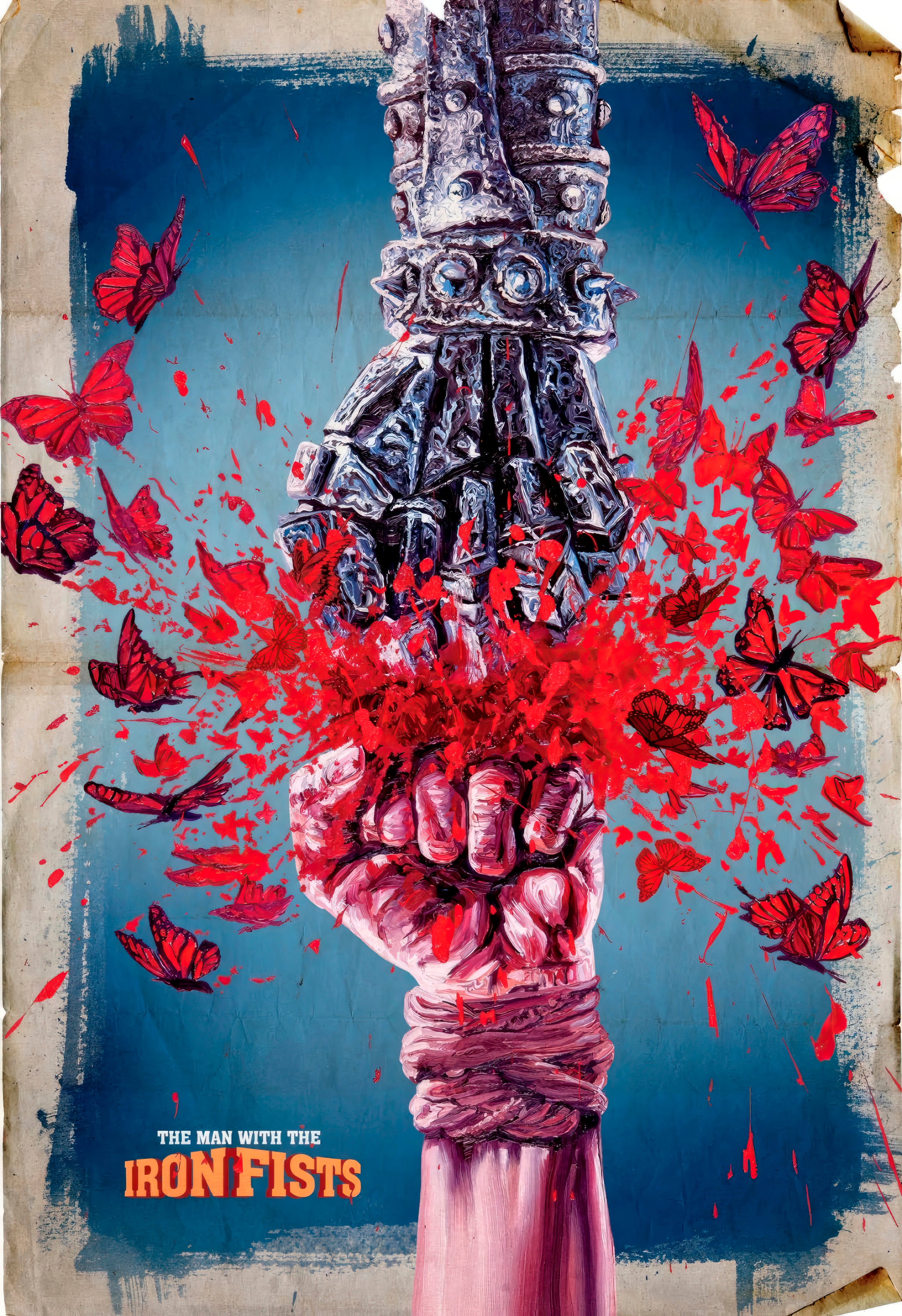 The Man with the Iron Fists (2012) D - POSTER