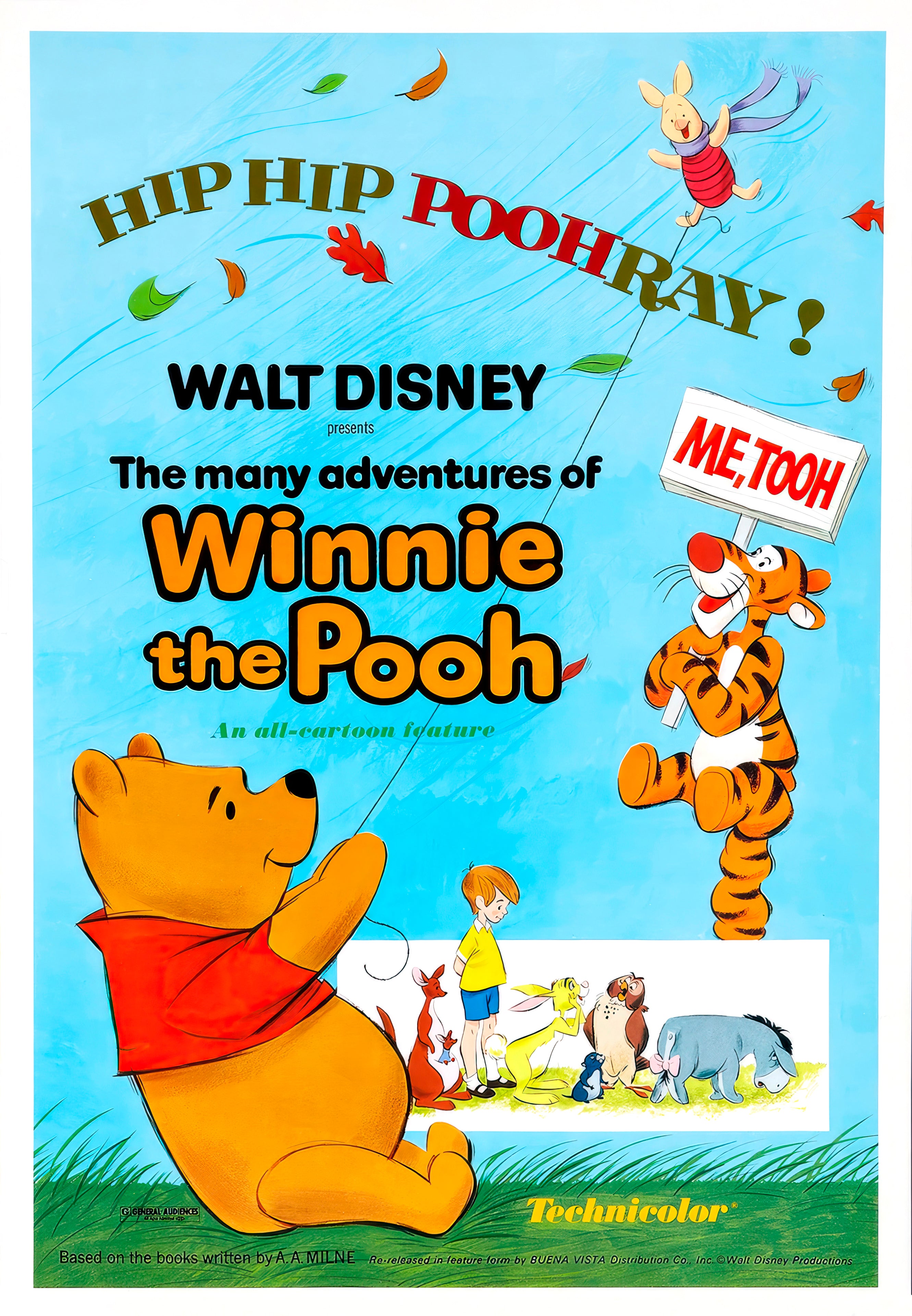 The Many Adventures of Winnie the Pooh (1977) - POSTER