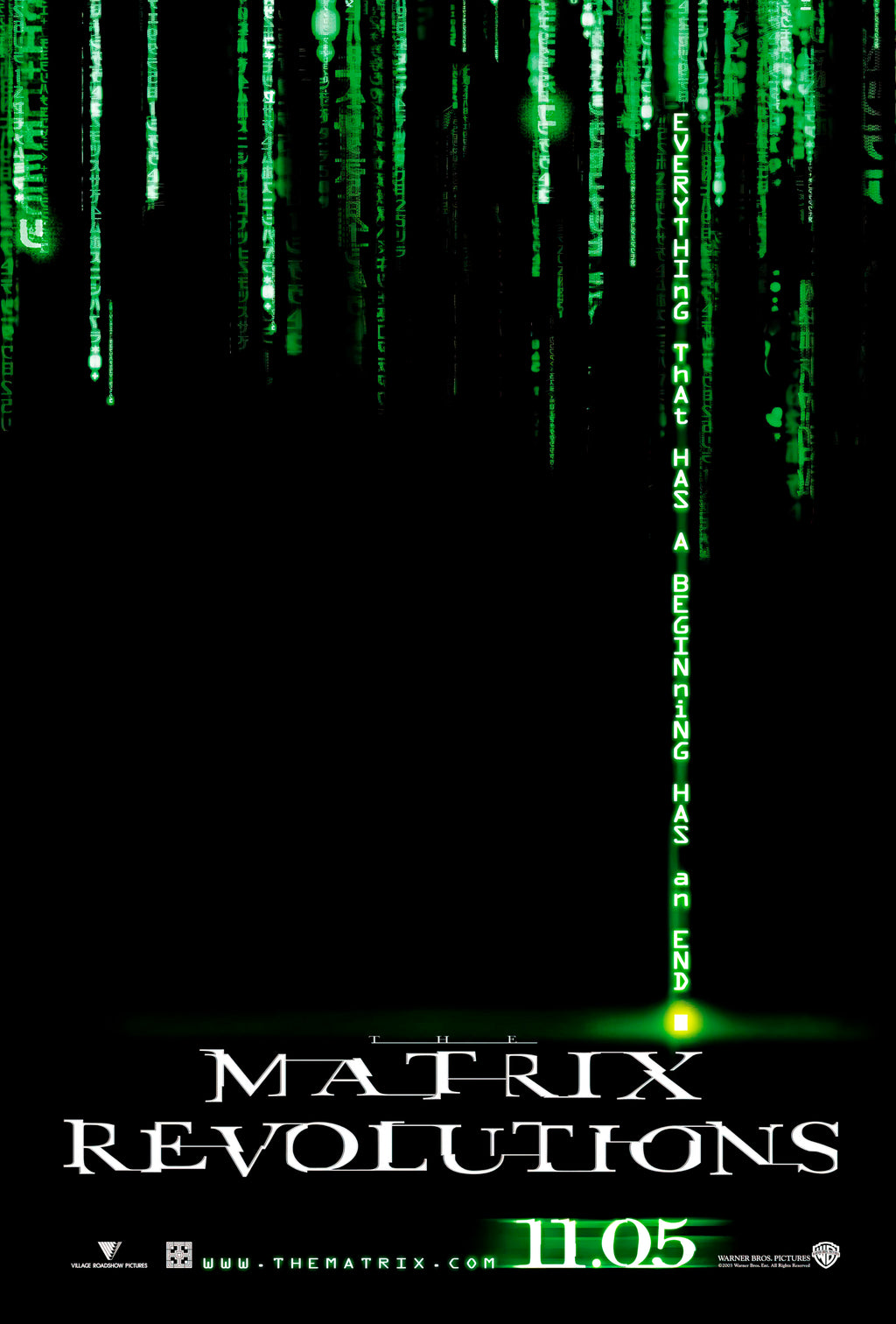 The Matrix Revolutions (2003) A - POSTER
