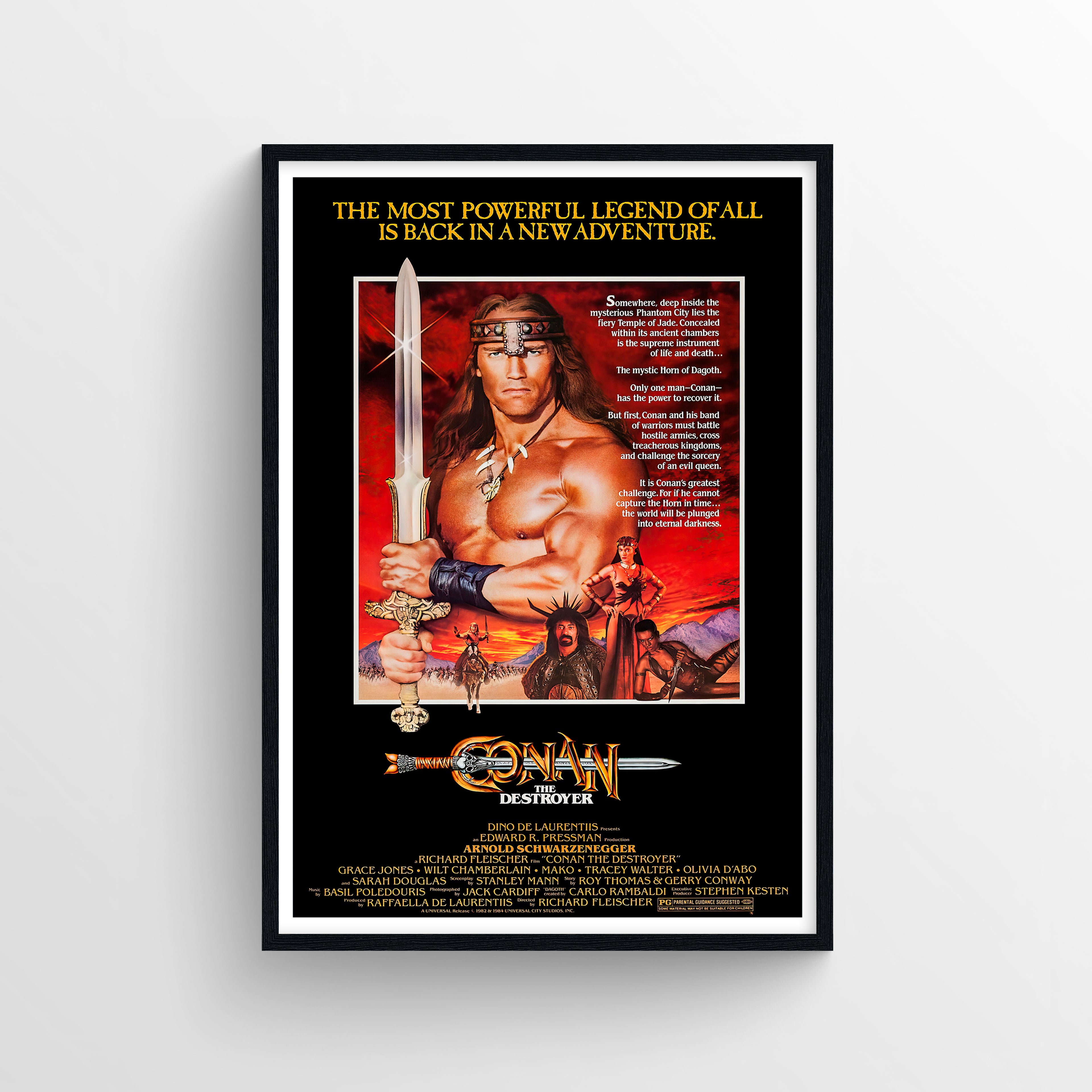 Conan the Destroyer (1984) - POSTER