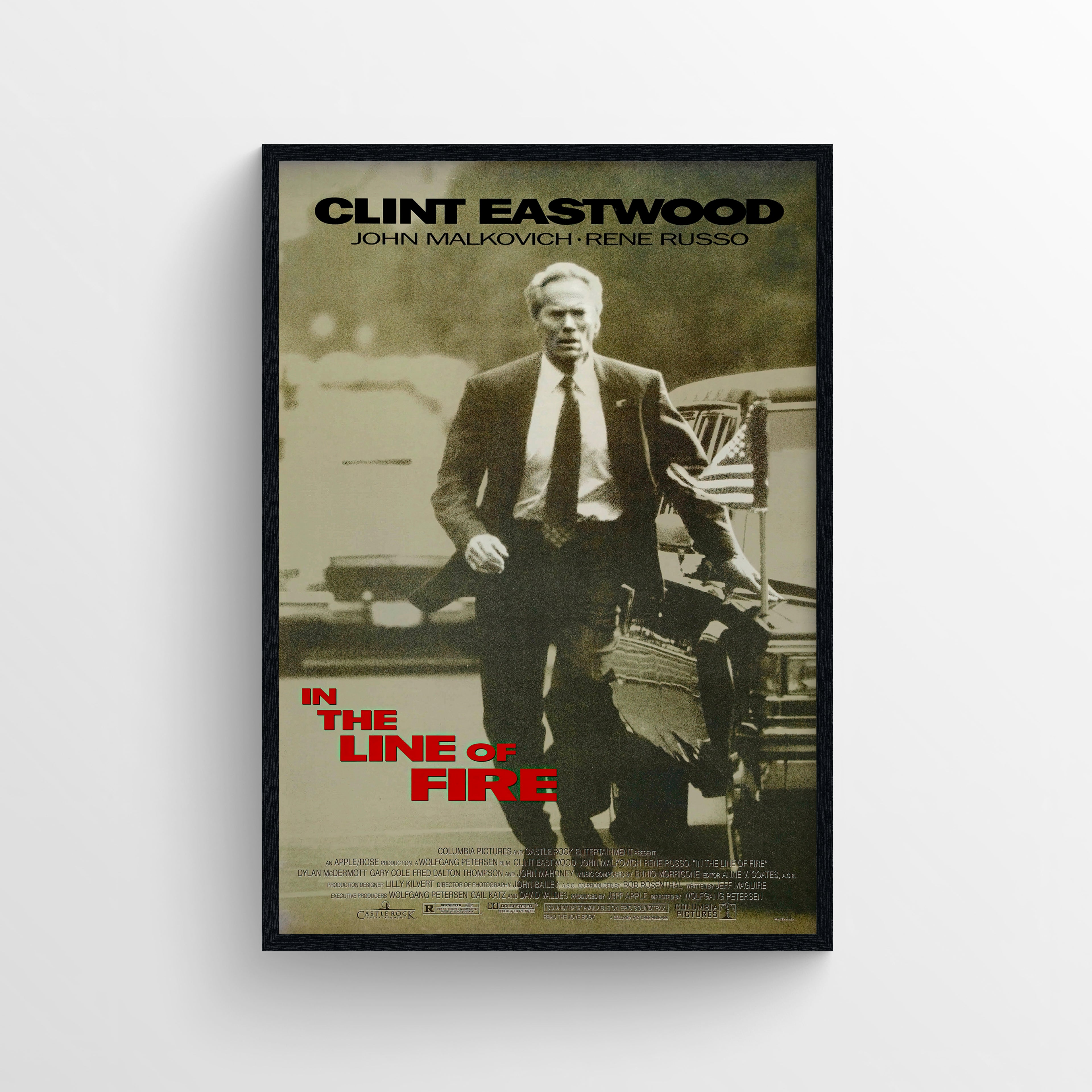 In the Line of Fire (1993) - POSTER