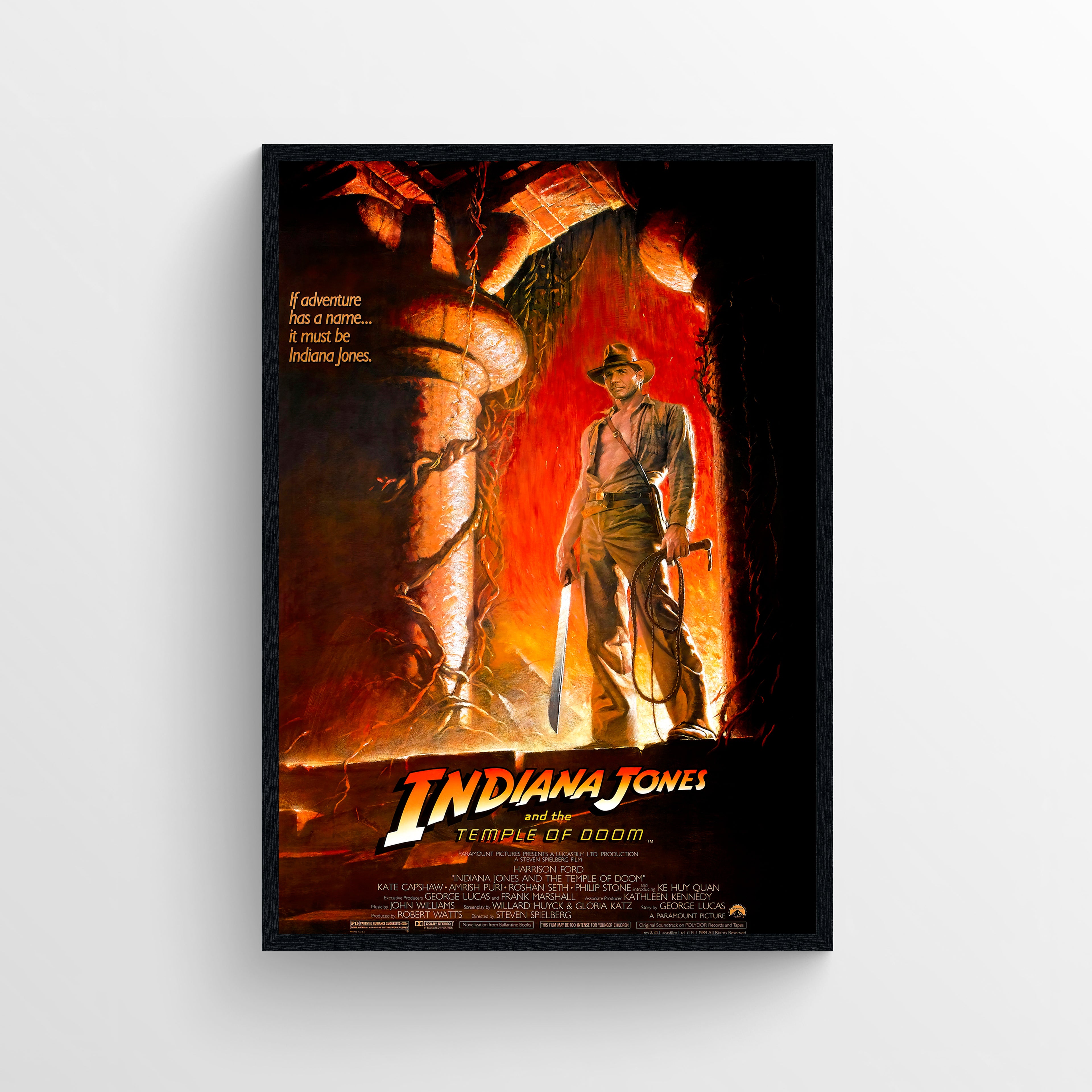 Indiana Jones 2 The Temple of Doom (1984) - POSTER