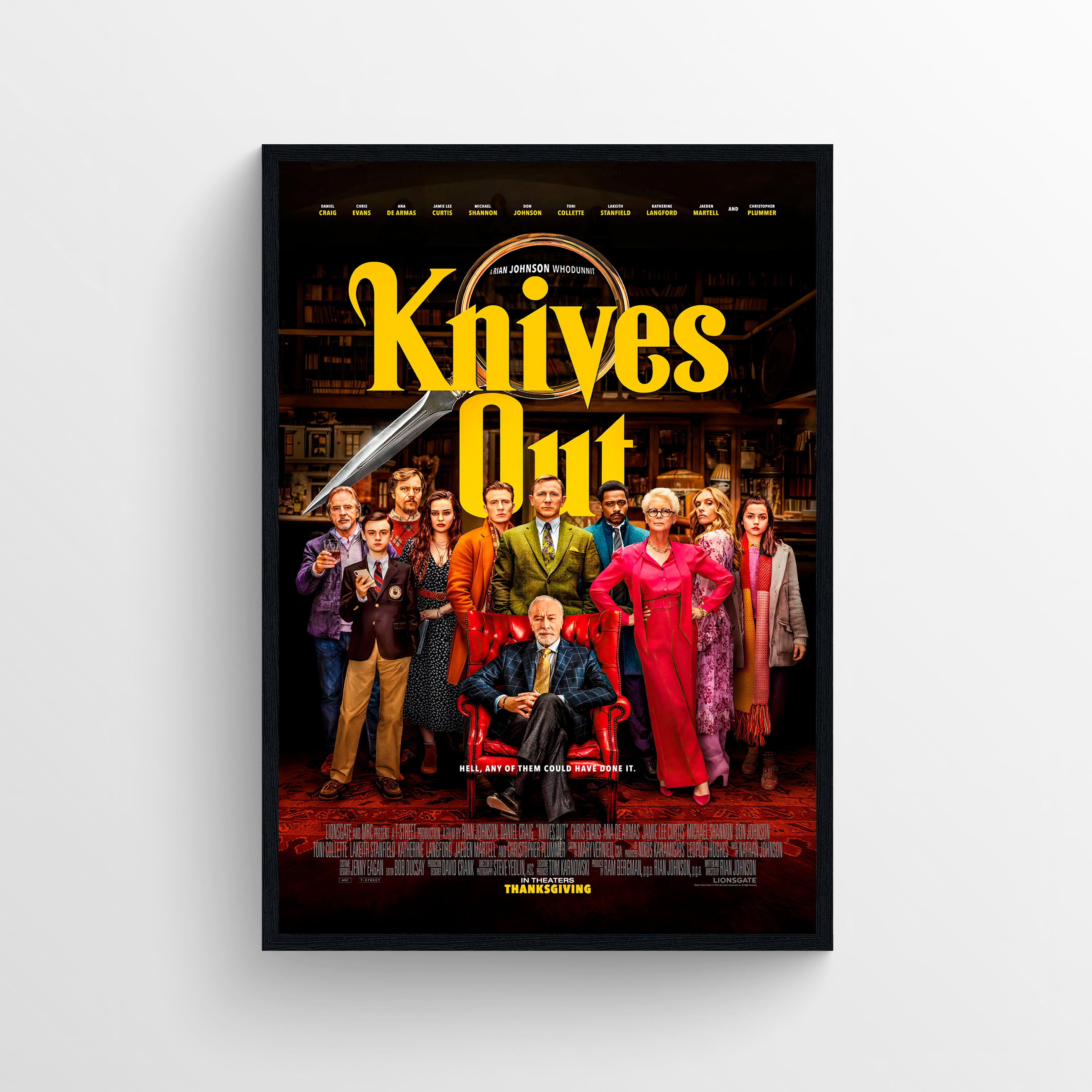 Knives Out (2019) - POSTER