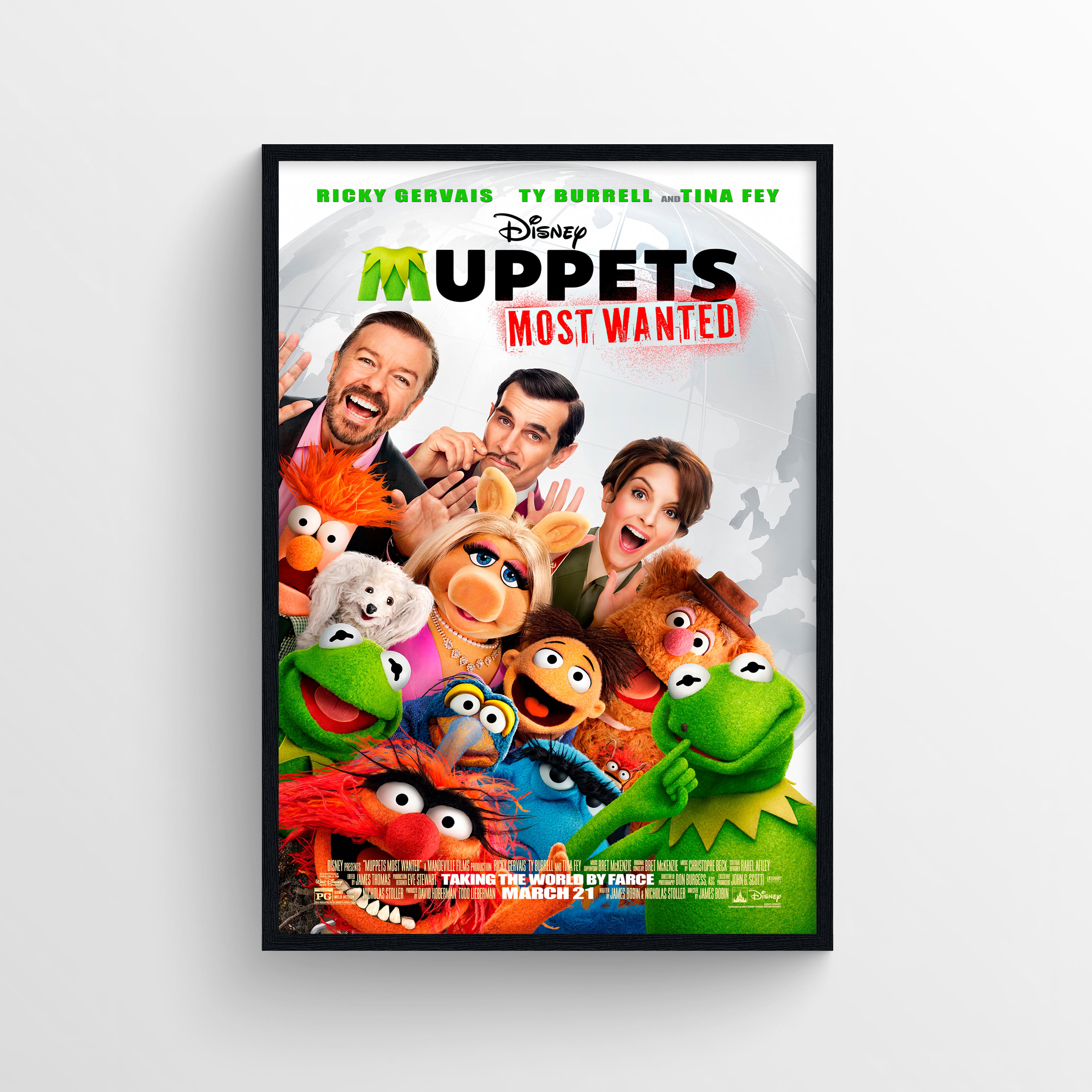 Muppets Most Wanted (2014) - POSTER