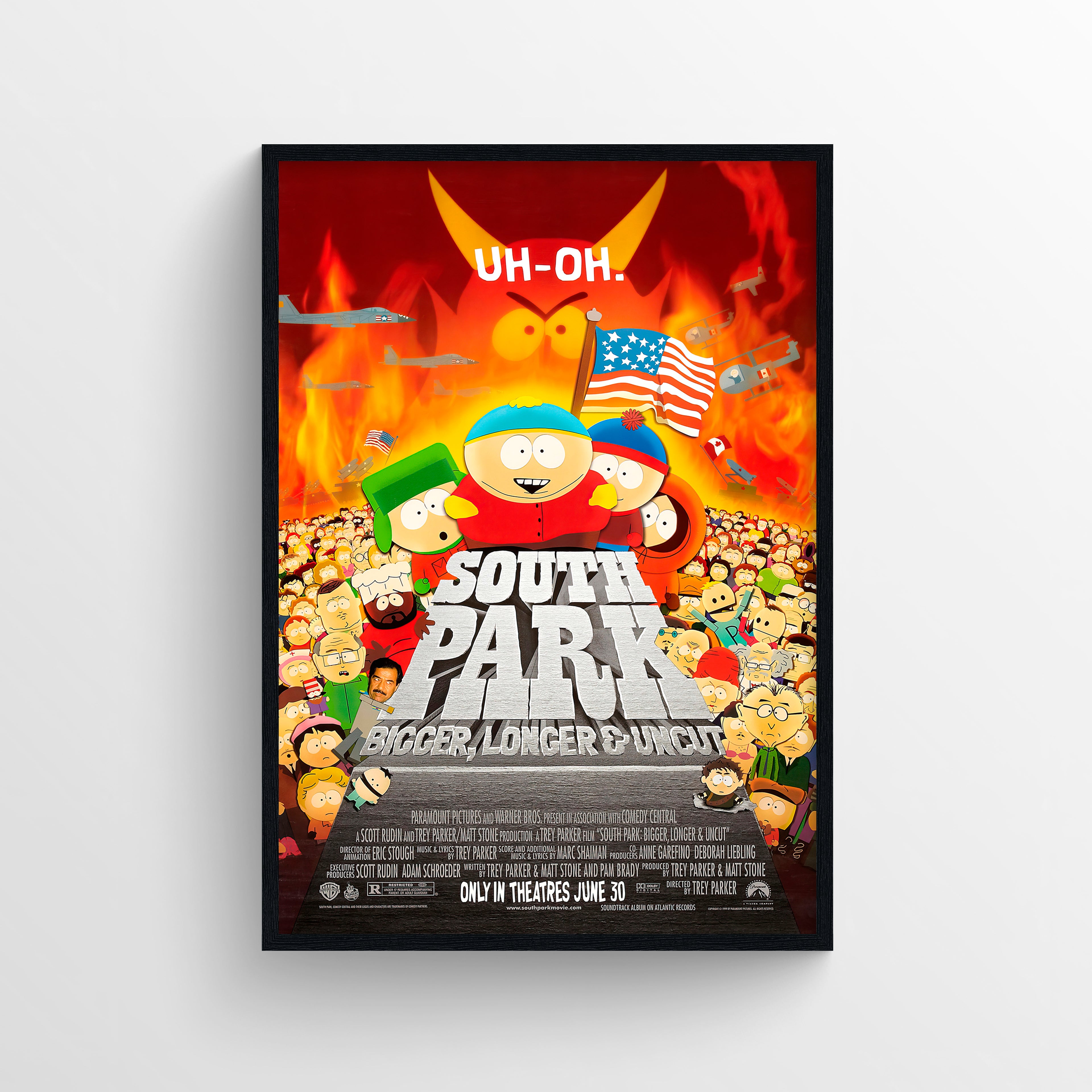 South Park Bigger, Longer, & Uncut (1999) - POSTER